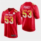 Men's 2019 Pro Bowl Pittsburgh Steelers #53 Maurkice Pouncey Red AFC Game Jersey