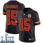 Patrick Mahomes Men's Limited Black Super Bowl LIII Jersey #15 Kansas City Chiefs