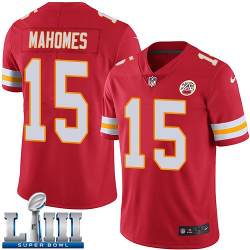 patrick mahomes red super bowl jersey