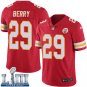 Men's Kansas City Chiefs #29 Eric Berry Red Limited Super Bowl LIII Jersey