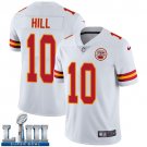 Men's Kansas City Chiefs #10 Tyreek Hill White Limited Super Bowl LIII Jersey