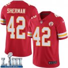 Men's Kansas City Chiefs #42 Anthony Sherman Red Limited Super Bowl LIII Jersey