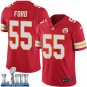Men's Kansas City Chiefs #55 Dee Ford Red Limited Super Bowl LIII Jersey