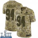 #94 New Orleans Saints Cameron Jordan Limited Men's Camo Super Bowl LIII Jersey