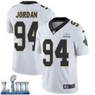 #94 New Orleans Saints Cameron Jordan Limited Men's Road White Super Bowl LIII Jersey