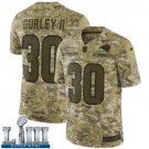 Men's Limited Todd Gurley Los Angeles Rams Camo Super Bowl LIII Jersey #30