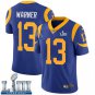 Men's Limited Kurt Warner Los Angeles Rams Royal Blue Super Bowl LIII Jersey #13