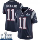 #11 New England Patriots Julian Edelman Limited Men's Home Navy Blue Super Bowl LIII Jersey