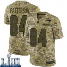 #84 New England Patriots Cordarrelle Patterson Limited Men's Camo Super Bowl LIII Jersey