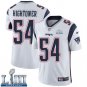 #54 New England Patriots Dont'a Hightower Limited Men's Road White Super Bowl LIII Jersey