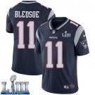 #11 New England Patriots Drew Bledsoe Limited Men's Home Navy Blue Super Bowl LIII Jersey