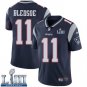#11 New England Patriots Drew Bledsoe Limited Men's Home Navy Blue Super Bowl LIII Jersey