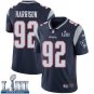 #92 New England Patriots James Harrison Limited Men's Home Navy Blue Super Bowl LIII Jersey
