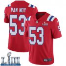 #New England Patriots Kyle Van Noy Limited Men's Alternate Red Super Bowl LIII Jersey