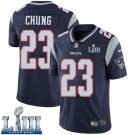 #23 New England Patriots Patrick Chung Limited Men's Home Navy Blue Super Bowl LIII Jersey