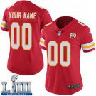 Women's Kansas City Chiefs Custom Name and Numberized Red Custom Name and Number Limited Super Bowl LIII Jersey