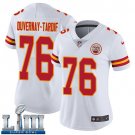 Women's Kansas City Chiefs #76 Laurent Duvernay-Tardif White Limited Super Bowl LIII Jersey