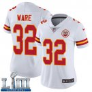 Women's Kansas City Chiefs #32 Spencer Ware White Limited Super Bowl LIII Jersey
