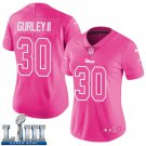 Women's Todd Gurley Los Angeles Rams Pink Super Bowl LIII Jersey