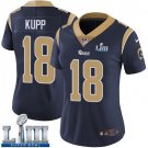 Women's Cooper Kupp Los Angeles Rams Navy Blue Super Bowl LIII Jersey #18 Home