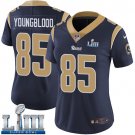 Women's Jack Youngblood Los Angeles Rams Navy Blue Super Bowl LIII Jersey #85 Home