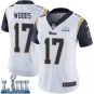 Women's Robert Woods Los Angeles Rams White Super Bowl LIII Jersey #17 Road
