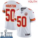 Youth Kansas City Chiefs #50 Justin Houston White Super Bowl LIII Jersey