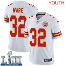 Youth Kansas City Chiefs #32 Spencer Ware White Super Bowl LIII Jersey
