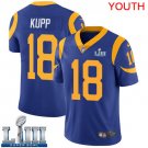 Youth Limited Cooper Kupp Los Angeles Rams Royal Blue Super Bowl LIII Jersey #18