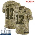 Youth Limited Joe Namath Los Angeles Rams Camo Super Bowl LIII Jersey #12