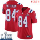 #84 New England Patriots Cordarrelle Patterson Youth Alternate Red Super Bowl LIII Jersey