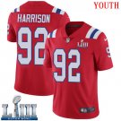 #92 New England Patriots James Harrison Youth Alternate Red Super Bowl LIII Jersey