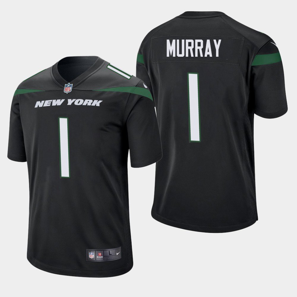 Men's 2019 Draft New York Jets KYLER MURRAY Stealth Black Jersey