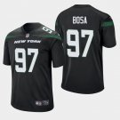 Youth 2019 Draft New York Jets NICK BOSA Stealth Black Jersey