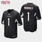 youth KYLER MURRAY Arizona Cardinals 2019 Draft Black Game Stitched Jersey