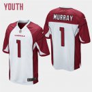 youth KYLER MURRAY Arizona Cardinals 2019 Draft White Game Stitched Jersey