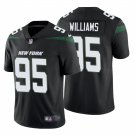 Men's New York Jets #95 Quinnen Williams Stealth Black Limited Jersey