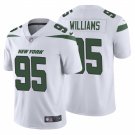 Men's New York Jets #95 Quinnen Williams Spotlight White Limited Jersey