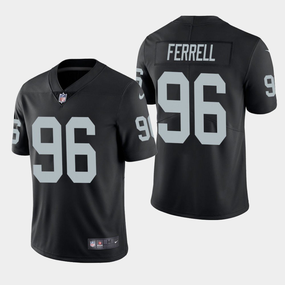 Men's Oakland Raiders #96 Clelin Ferrell Vapor Limited Jersey - Black