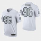 Men's Oakland Raiders #96 Clelin Ferrell Color Rush Legend Jersey - White