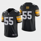 Men's Pittsburgh Steelers #55 Devin Bush Alternate Vapor Limited Jersey - Black