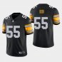 Men's Pittsburgh Steelers #55 Devin Bush Alternate Vapor Limited Jersey - Black