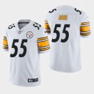 Men's Pittsburgh Steelers #55 Devin Bush Vapor Limited Jersey - White