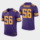 Men's Minnesota Vikings #56 Garrett Bradbury Color Rush Legend Jersey - Purple