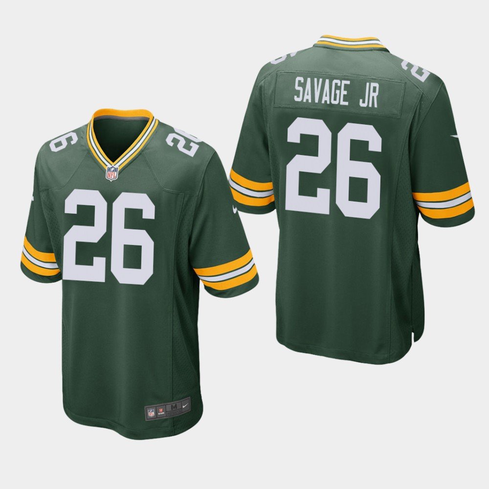 Men's Green Bay Packers #26 Darnell Savage Jr. Game Jersey - Green