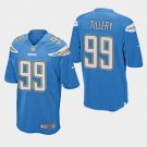 Men's Los Angeles Chargers #99 Jerry Tillery Game Jersey - blue
