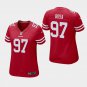 Women's 49ers Nick Bosa Game Jersey - Scarlet