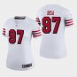 Women's San Francisco 49ers #97 Nick Bosa Color Rush Legend Jersey - White