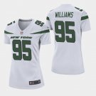 Women's New York Jets #95 Quinnen Williams Game Jersey - White