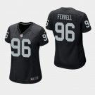 Women's Oakland Raiders #96 Clelin Ferrell Game Jersey - Black